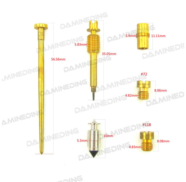 Honda 80-81 CM400T 2 Air Cut Off Valve Set & 2 carb repair kit w/plug