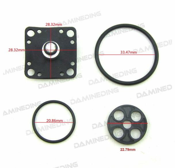 New Fuel Petcock Repair Kit Shutoff Valve Kawasaki ZX550 84-85,ZX600 Ninja 85-87