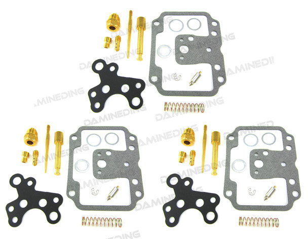 3 X CARBURETOR CARB REPAIR REBUILD KIT  1974-1977 Suzuki GT750 GT 750 GT-750