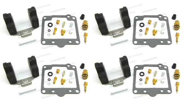 4X CARBURETOR REPAIR REBUILD KIT & Flosts 80-81 SUZUKI GS1000 gs1000g gs1000gl