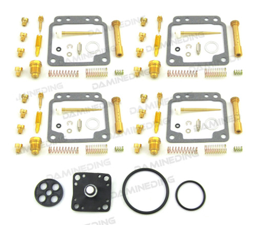 4 X CARB REBUILD KIT YAMAHA XJ650 plus 1 Fuel Petcock Repair Kit