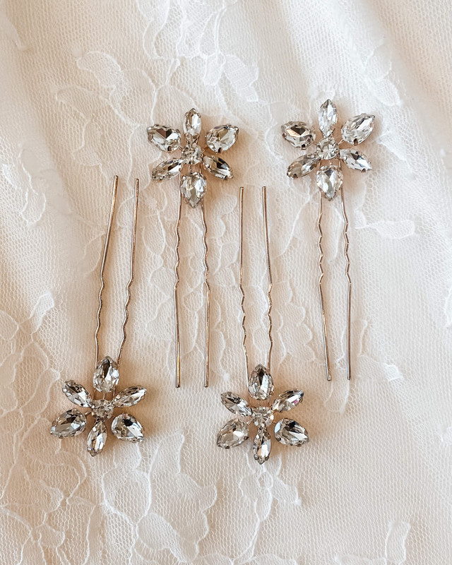 Floral Hair Pins