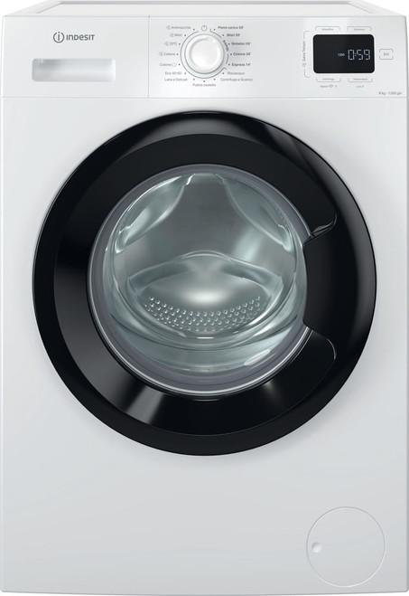 INDESIT IMA 762 MY TIME IT LAVATRICE, Caricamento frontale, 7 kg, 15 programmi, Profondità 47,4 cm, Giri 1200 rpm, Bianco, livello rumorosità centrifuga 76 dB(A), Classe A