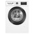 LG F2NX50S9TKC LAVATRICE, Caricamento frontale, 9 kg, 12 programmi, Profondità 47,5 cm, Giri 1200 rpm, Bianco + pannello nero, livello rumorosità centrifuga 71 dB(A), Classe A