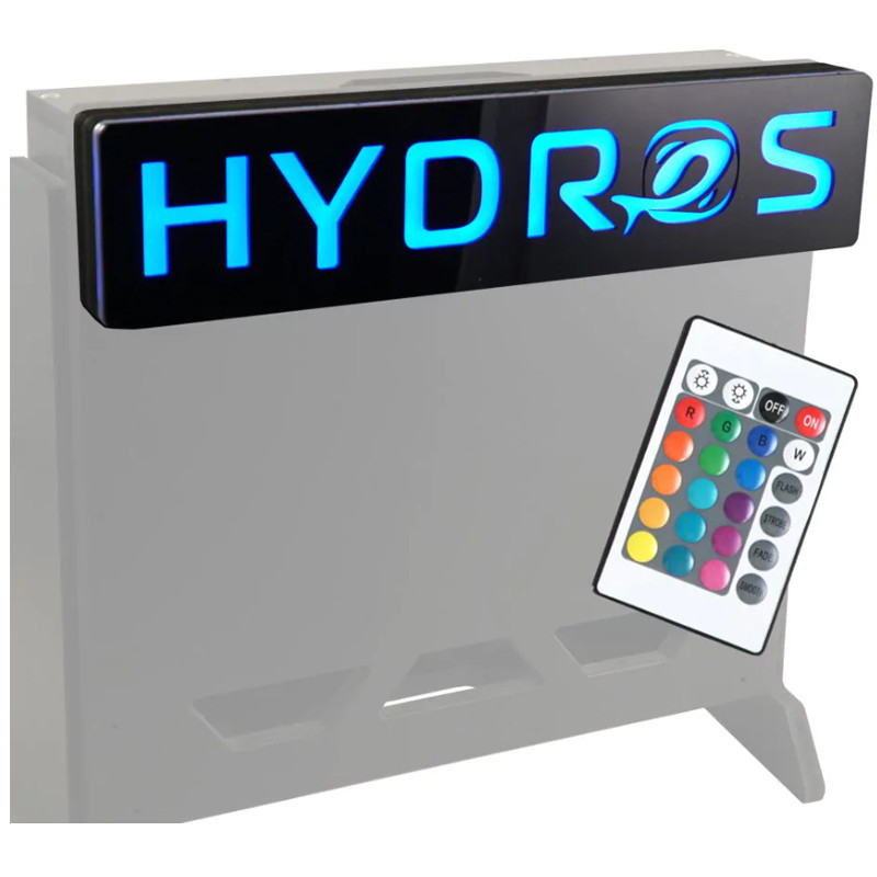 HYDROS Controller Board LED Sign - Black - AquaCave.com