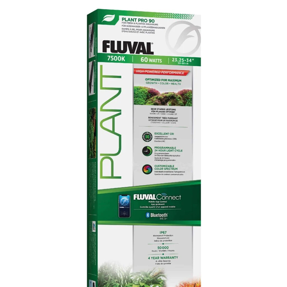 Fluval Plant Pro 90, 60W, 23.25-34″ - AquaCave.com | AquaCave