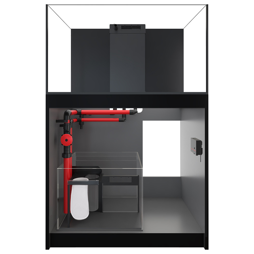 水槽 BRN32 Red Sea Reefer 250 Red Sea REEFER 250 G3, 54 Gal. Aquarium Kit, Black - AquaCave.com