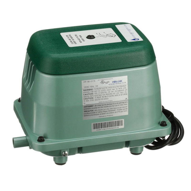 Hiblow HP-80 Air Pump - AquaCave.com | AquaCave