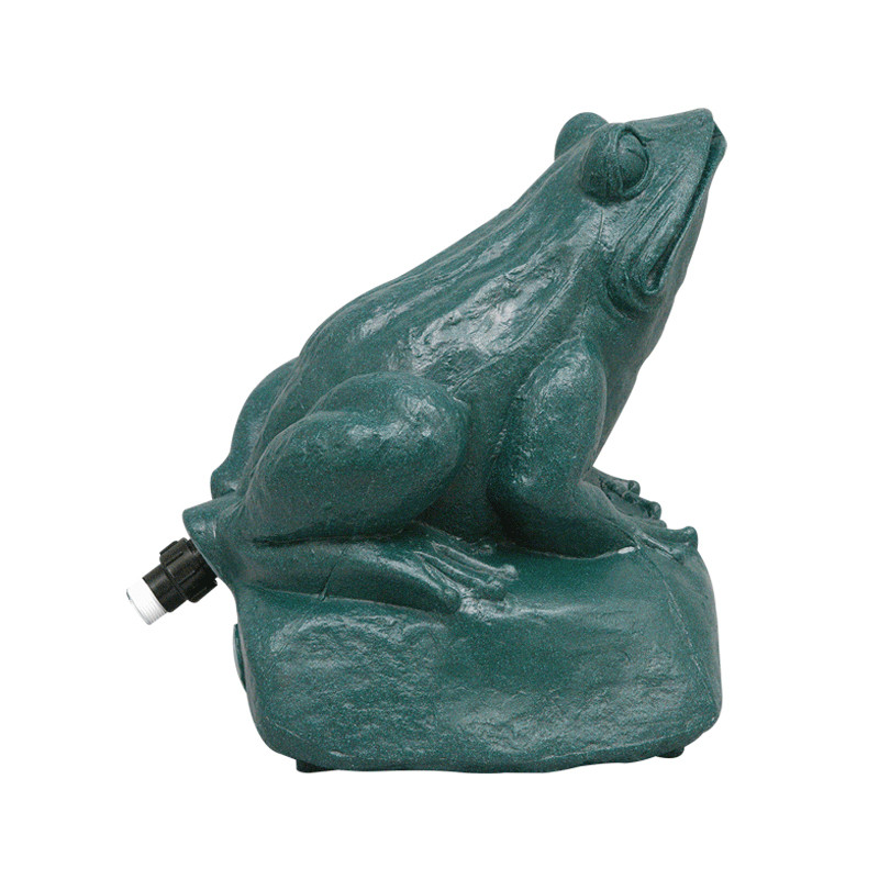 Aqua Ultraviolet Statuary Frog