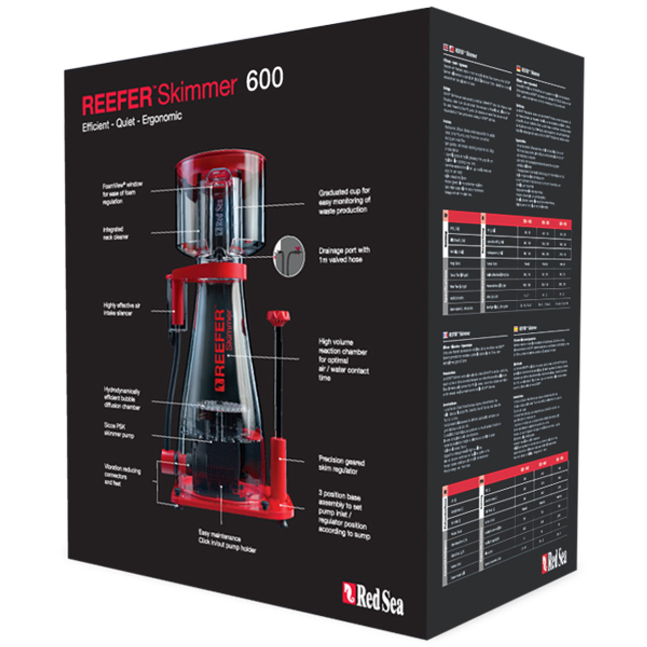 レッドシースキマー　RSK-600 Red Sea RSK 600 Protein Skimmer - AquaCave.com | AquaCave