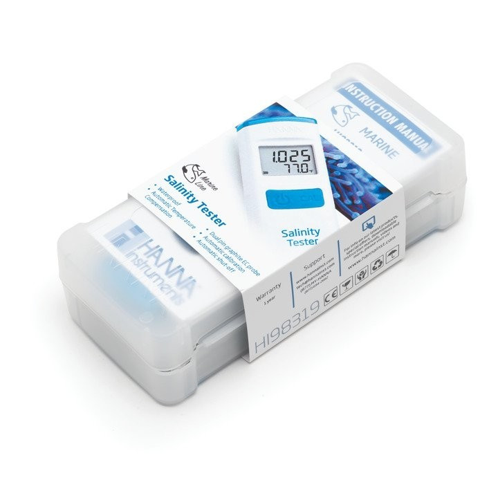 Hanna Instruments Marine Salinity Tester - AquaCave.com | AquaCave