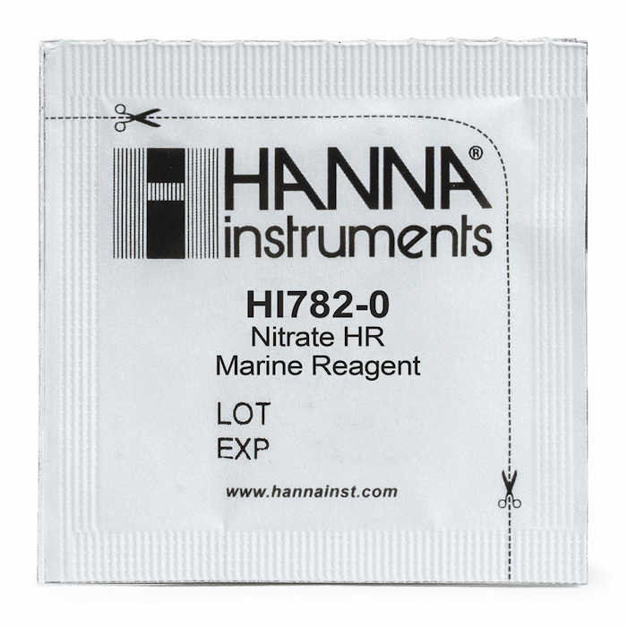 Hanna HI782-25 Marine High Range Nitrate Reagent Refill for 25