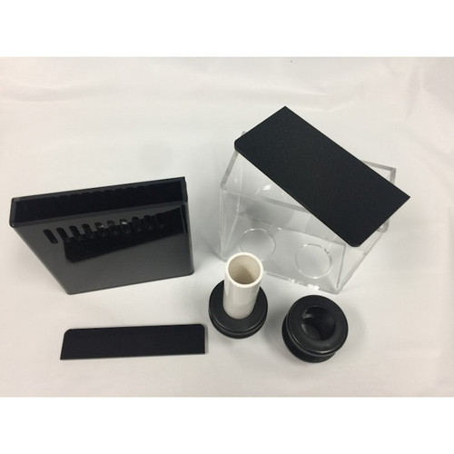 Maggie Muffler Quiet Overflow Box Standpipe Cap, Fits any 1" Standpipe