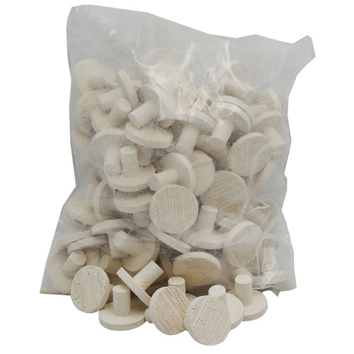 Ocean Wonders Ceramic Large Coral Frag Plugs, 100 Pack