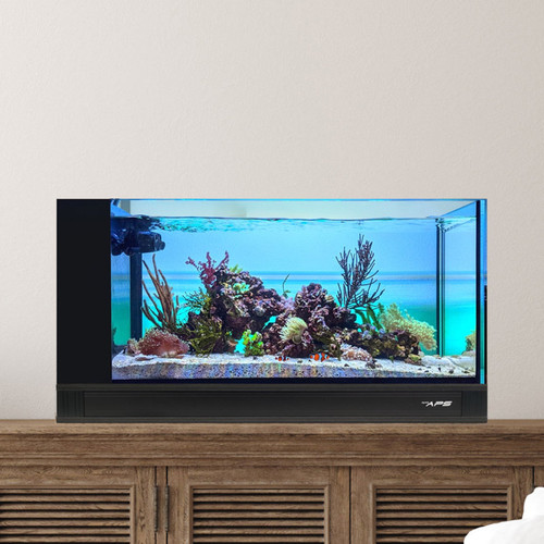 IM Fusion Pro 2 - 20 AIO Peninsula Aquarium w/ APS Pedestal - Black