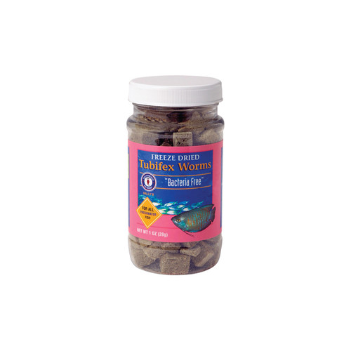 Bay Brand Tubifex Worms Freeze Dried 1oz.