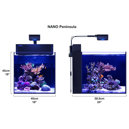 DISCONTINUED - Red Sea Max Nano ReefLED Peninsula Complete System - White