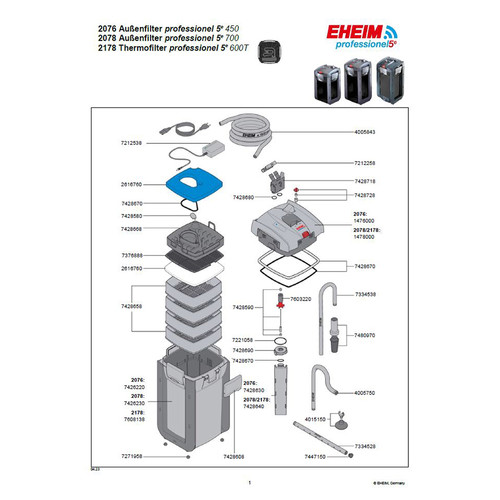 Eheim Professionel 5e 700 Canister Filter