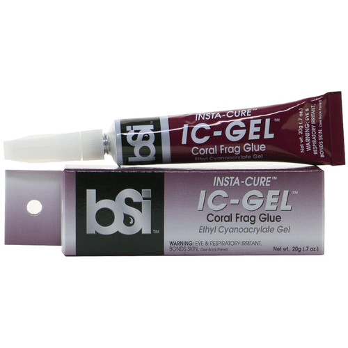 IC-GEL Insta-Cure Coral Glue, Cyanoacrelate Gel 20gr.