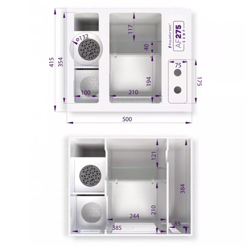 Aquaforest OceanGuard 275 Aquarium, 48 gal. - Rhino