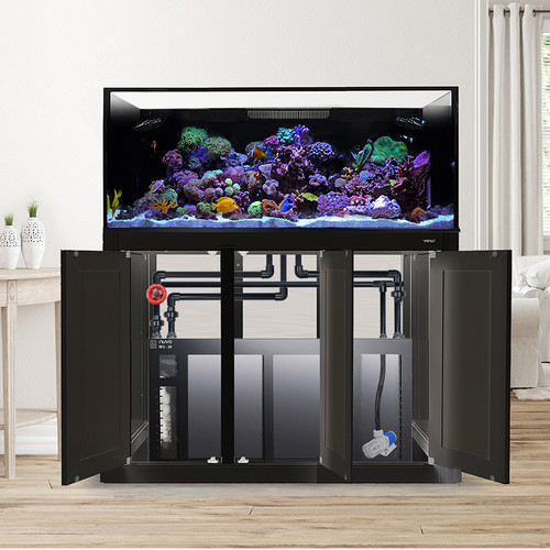 IM EXT 150 Gallon Lagoon Aquarium Complete Reef System – Black (Made to Order)