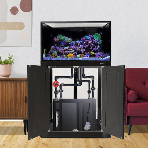 IM INT 112 Gallon Lagoon Aquarium Complete Reef System – Black (Made to Order)