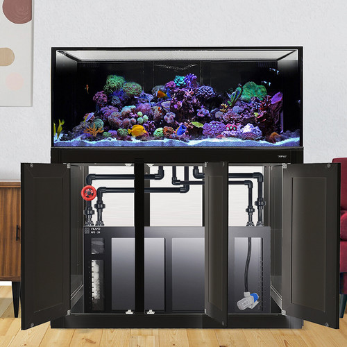 IM INT 150 Gallon Lagoon Aquarium Complete Reef System – Black (Made to Order)