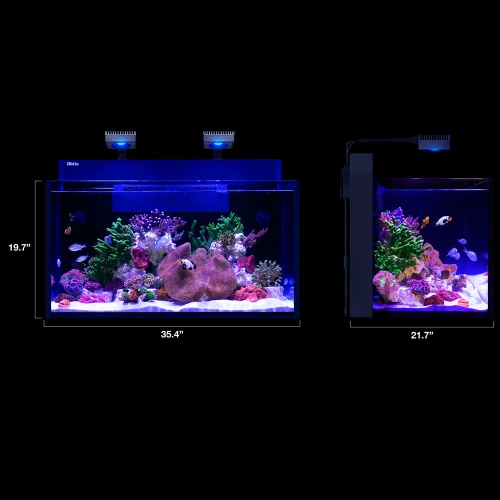 Red Sea Max Nano XXL G2 Aquarium with 2 ReefLED G2 60 - Inc Black Cabinet