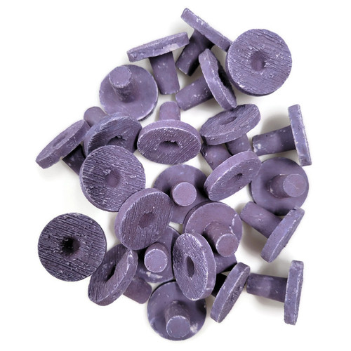 Ocean Wonders NextGen 1" Ceramic CORALLINE PURPLE Coral Frag Plugs - 100 Pack