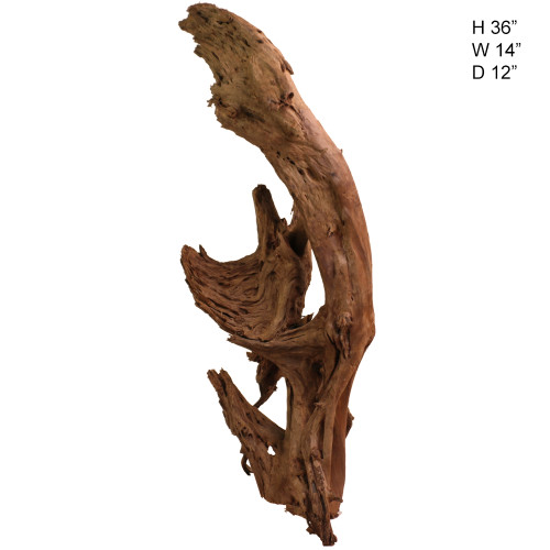 Malaysian Driftwood, Super WYSIWYG 36" x 14"