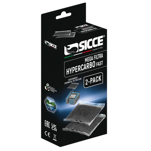 Sicce MEGA FILTRA Replacement Hypercarbo Fast (2units)