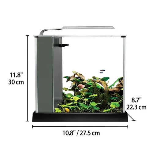Fluval 2.6 Gallon Spec III Aquarium Kit, White