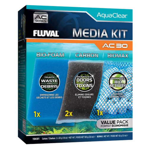 Media Maintenance Kit for Fluval AC30 Power Filter