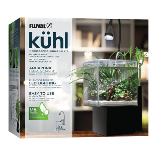 Fluval Kuhl Aquarium Kit, Black