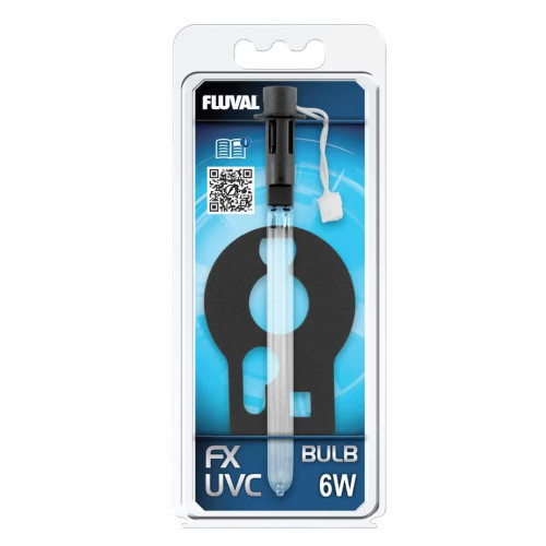 Replacement Bulb and Gasket for Fluval FX UVC In-Line Clarifier, 6W