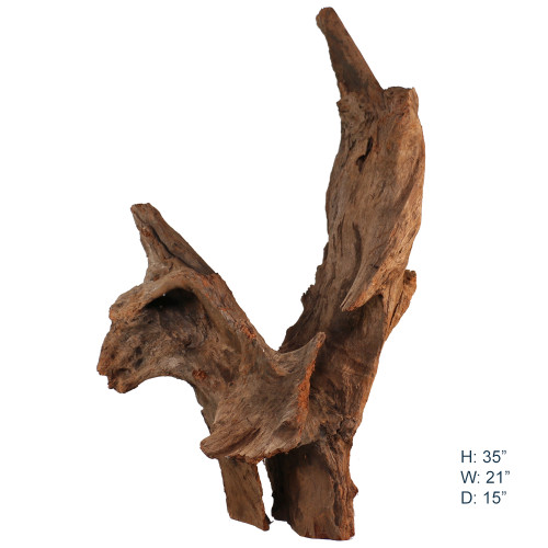 Malaysian Driftwood, Super WYSIWYG 35" x 21"