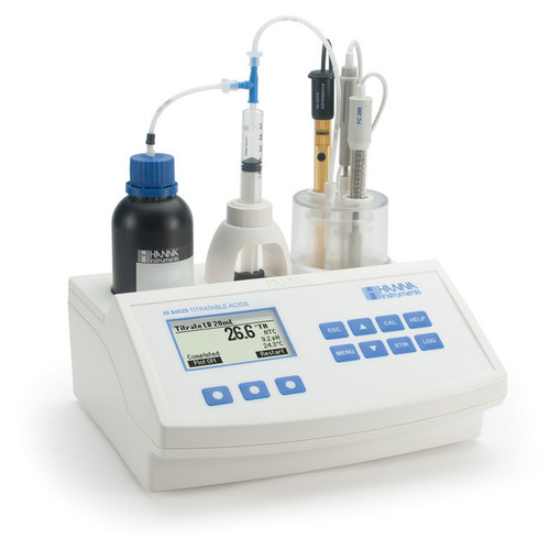 Hanna HI84529U-01 Mini Titrator for Measuring Titratable Acidity