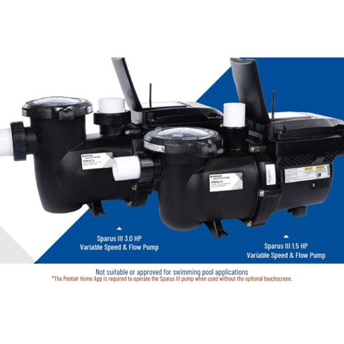 Pentair Sparus III Variable Speed & Flow Pump 1.5 HP