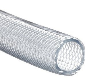 Braided Vinyl Tubing - 1/2" ID x 3/4" OD, per foot