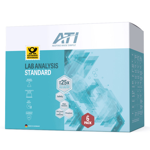 ATI ICP-OES Standard Lab Water Analysis (6-Pack) - With Return Shipping