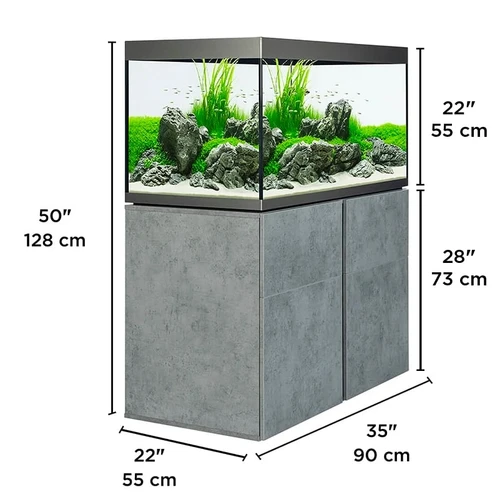 Fluval Siena Aquarium Set, 72 US Gal - Black