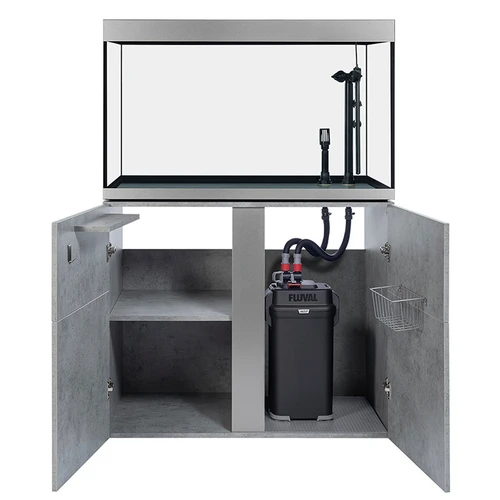 Fluval Siena Aquarium Set, 72 US Gal - Gray