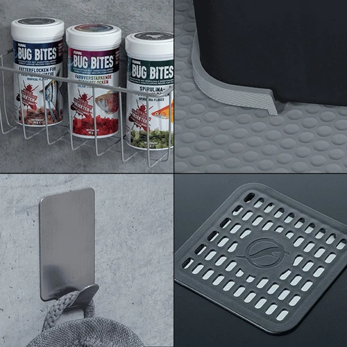Fluval Siena Aquarium Set, 88 US Gal - Gray