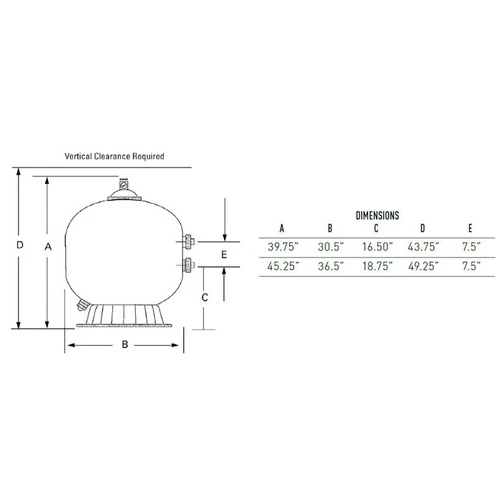 Arias A8000 140-AQ Sand Filter