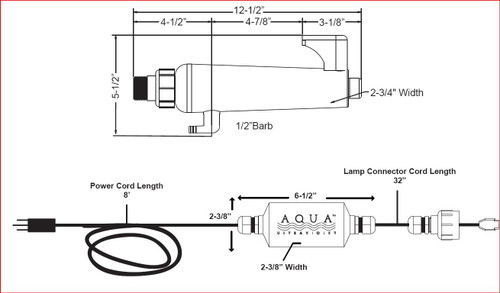 Aqua Ultraviolet 15 Watt Advantage 2000+ Hang-On UV Sterilizer