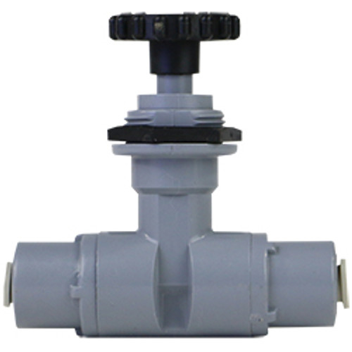 Precision Needle Valve with 1/4"John Guest Style Fittings