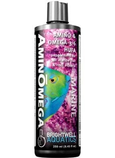  Brightwell Aquatics AminoOmega - HUFA Omega 3/6 Supplement for Marine Fishes, 125 ml. / 4 oz.