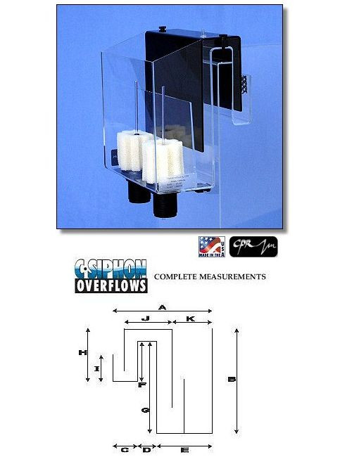 CPR CS102 Deluxe Aquarium Overflow Box