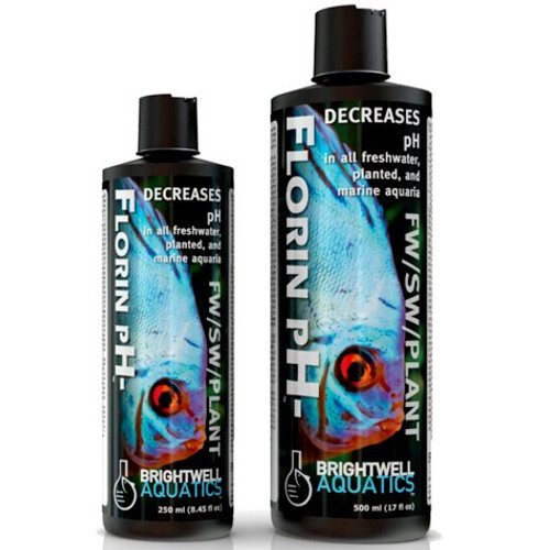 Brightwell Aquatics Florin pH- - Decreases pH, 2 Liters / 67.6 oz.