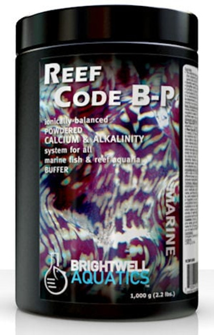 Brightwell Aquatics ReefCode B-P, Ionically Balanced Powered Calcium & Alkalinity, 500 gr. / 1.1 lb.